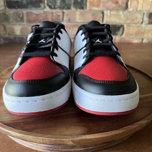 Nike Air Jordan NU Retro 1 Low Varsity Red Black Sneakers Shoes Mens 11 - Picture 12 of 16